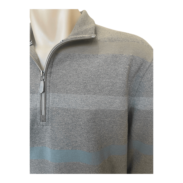 Back Bay Textured Jacquard Stripe Top G580108 - Ronald King