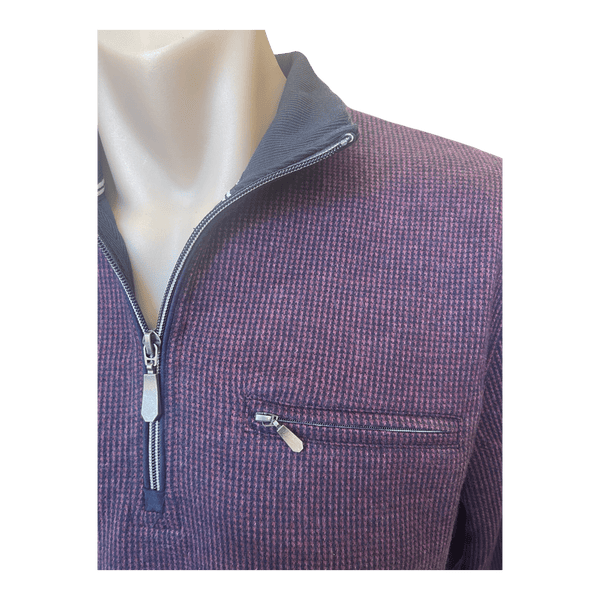 Back Bay Two Tone Textured Top G580103 - Ronald King