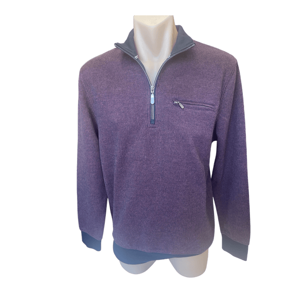 Back Bay Two Tone Textured Top G580103 - Ronald King