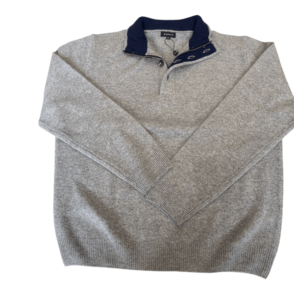 Berlin 1/4 Zip Lambswool Pullover LW15 - Ronald King