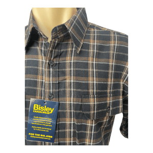 Bisley Brushed Twill Check Long Sleeve Shirt BS70423W - Ronald King
