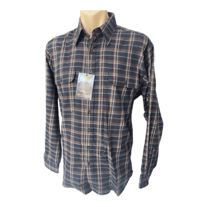 Bisley Brushed Twill Check Long Sleeve Shirt BS70423W - Ronald King