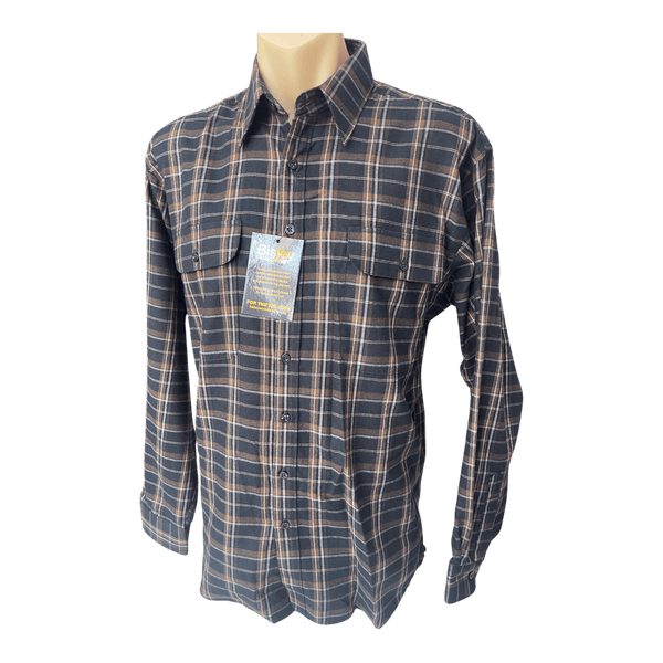 Bisley Brushed Twill Check Long Sleeve Shirt BS70423W - Ronald King