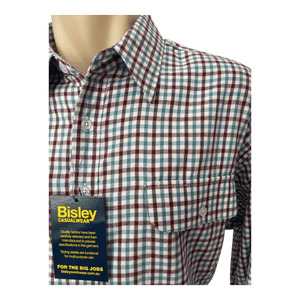 Bisley Brushed Twill Check Long Sleeve Shirt BS70429W - Ronald King