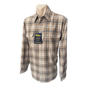 Bisley Brushed Twill Check Long Sleeve Shirt BS70430W - Ronald King