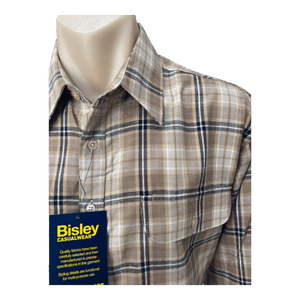 Bisley Brushed Twill Check Long Sleeve Shirt BS70430W - Ronald King