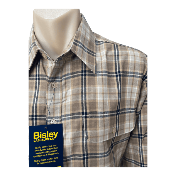 Bisley Brushed Twill Check Long Sleeve Shirt BS70430W - Ronald King