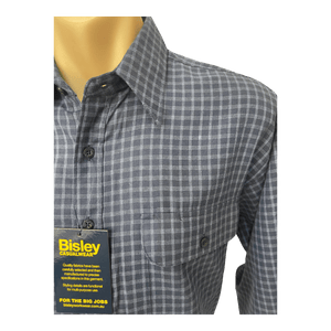 Bisley Brushed Twill Check Long Sleeve Shirt BS70431W - Ronald King