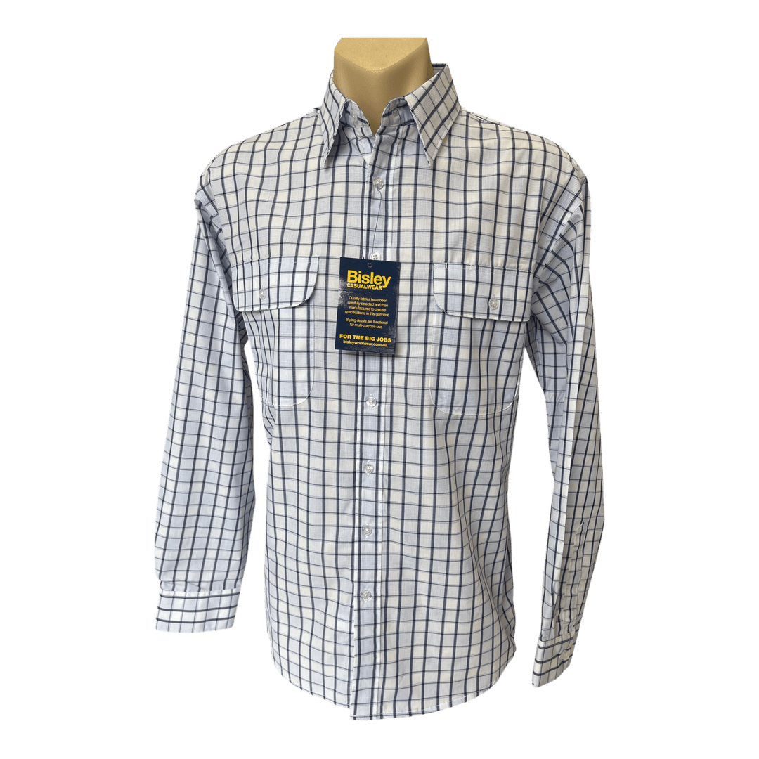 Bisley Easy Care Check Long Sleeve Shirt BS70449 - Ronald King