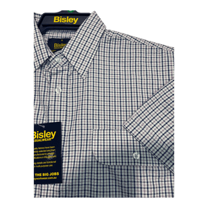 Bisley Short Sleeve Seersucker Check Shirt BS20380 - Ronald King