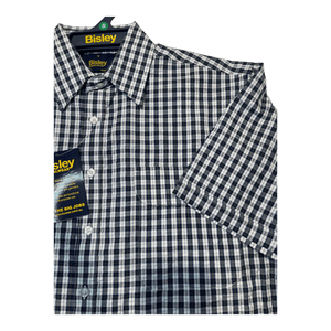 Bisley Short Sleeve Seersucker Check Shirt BS20381 - Ronald King