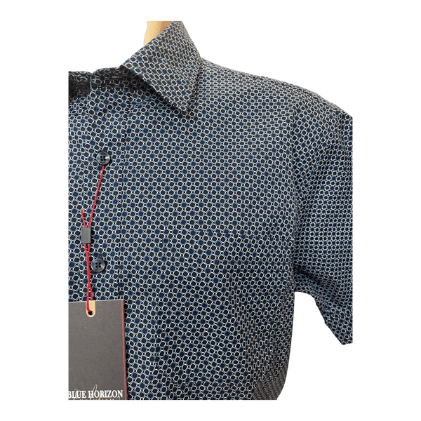 Blue Horizon Short Sleeve Shirt BH48666 - Ronald King