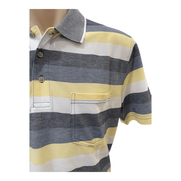 Blue Horizon Stripe Polo BH48421 - Ronald King