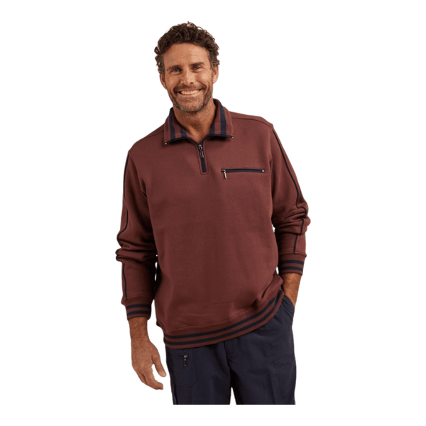 Breakaway Kyler Half Zip Snowy Mt Fleece 62270 - Ronald King