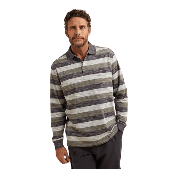 Breakaway Zappa Kinnersly Long Sleeve Polo 62249 - Ronald King