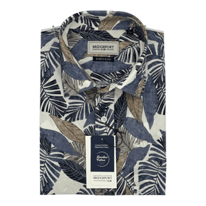 Bridgeport Bamboo/Cotton Luxury Touch Short Sleeve Shirt B2664 - Ronald King