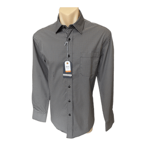 Bridgeport Cotton Stretch Print Long Sleeve Shirt B6257 - Ronald King