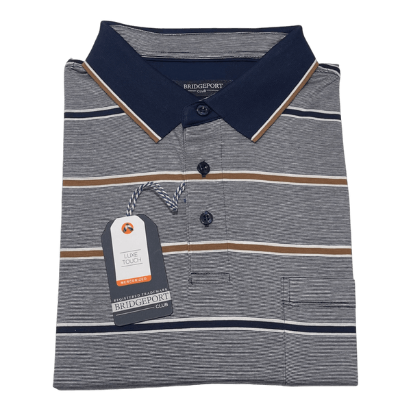 Bridgeport Lux Touch Mercerized Cotton Polo B2432 - Ronald King