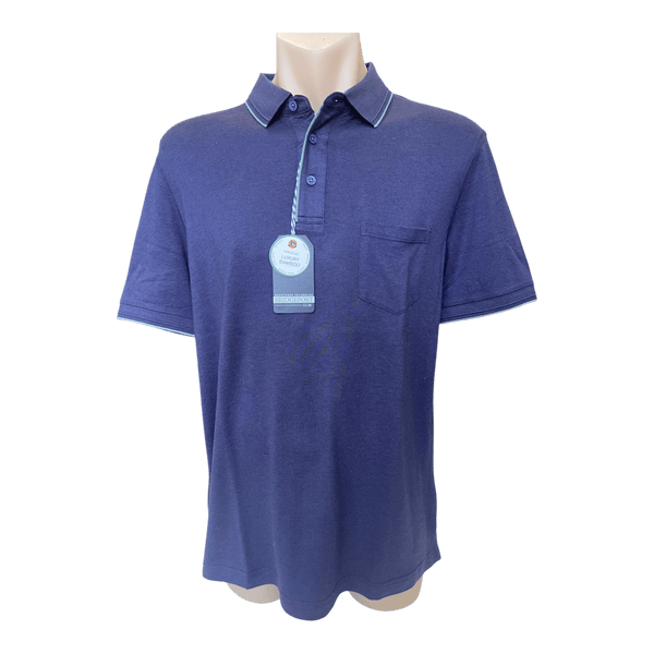 Bridgeport Luxe Bamboo Polo Top B2578 - Ronald King
