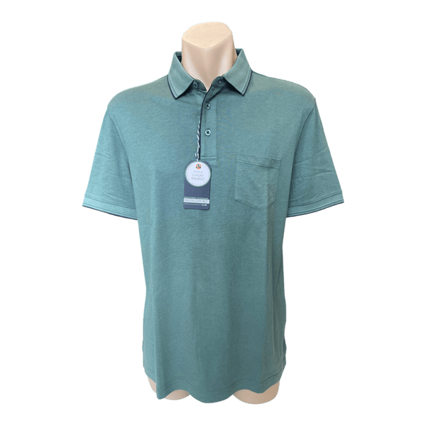 Bridgeport Luxe Bamboo Polo Top B2578 - Ronald King