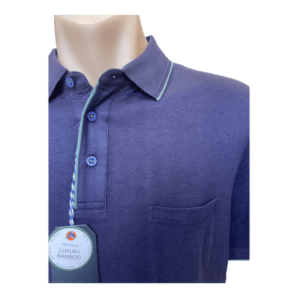 Bridgeport Luxe Bamboo Polo Top B2578 - Ronald King