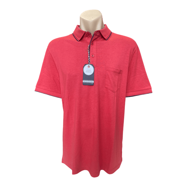 Bridgeport Luxe Bamboo Polo Top B2578 - Ronald King