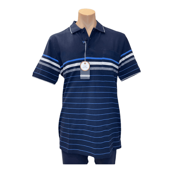 Bridgeport Luxe Cotton Polo B2396 - Ronald King