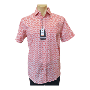 Bridgeport Luxe Cotton Stretch Short Sleeve Shirt B2524 - Ronald King