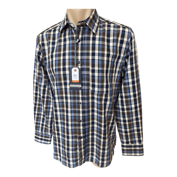 Bridgeport Pure Cotton Woven Long Sleeve Shirt B6270 - Ronald King
