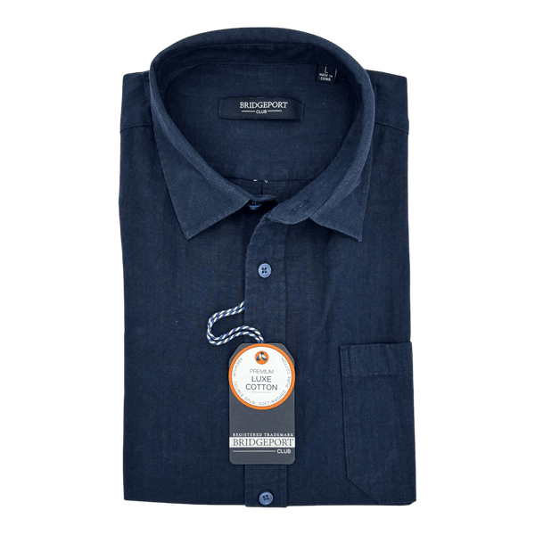 Bridgeport Pure Cotton Woven Short Sleeve Shirt B2658 - Ronald King