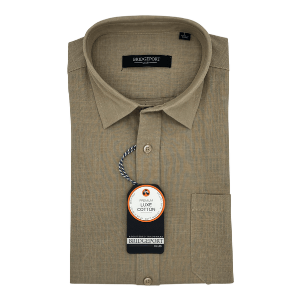 Bridgeport Pure Cotton Woven Short Sleeve Shirt B2658 - Ronald King