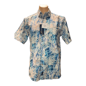 Cipollini Fine Cotton S/S Print Shirt 3607 - Ronald King