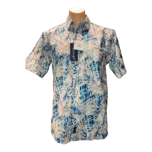 Cipollini Fine Cotton S/S Print Shirt 3607 - Ronald King