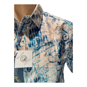 Cipollini Fine Cotton S/S Print Shirt 3607 - Ronald King