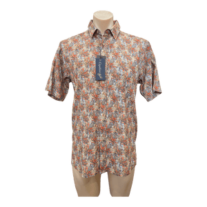 Cipollini Gold Bamboo Short Sleeve Shirt 3503 - Ronald King