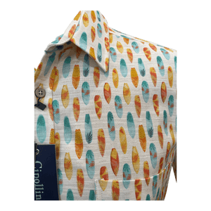 Cipollini Gold Bamboo Short Sleeve Shirt 4013 - Ronald King