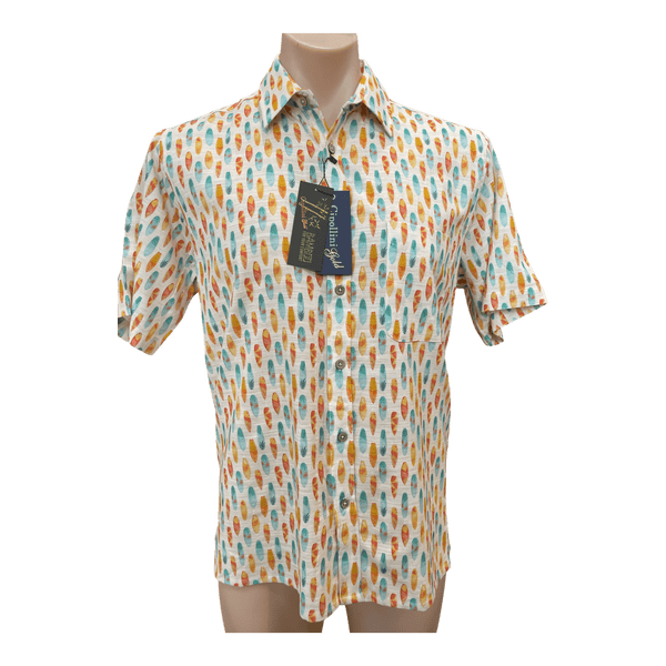 Cipollini Gold Bamboo Short Sleeve Shirt 4013 - Ronald King