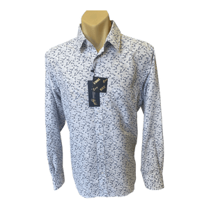 Cipollini Gold Printed Microfibre Shirt 4124 - Ronald King