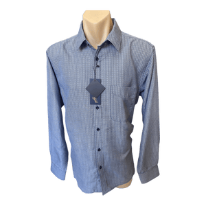 Cipollini Gold Printed Peach Microfibre Shirt 4123 - Ronald King