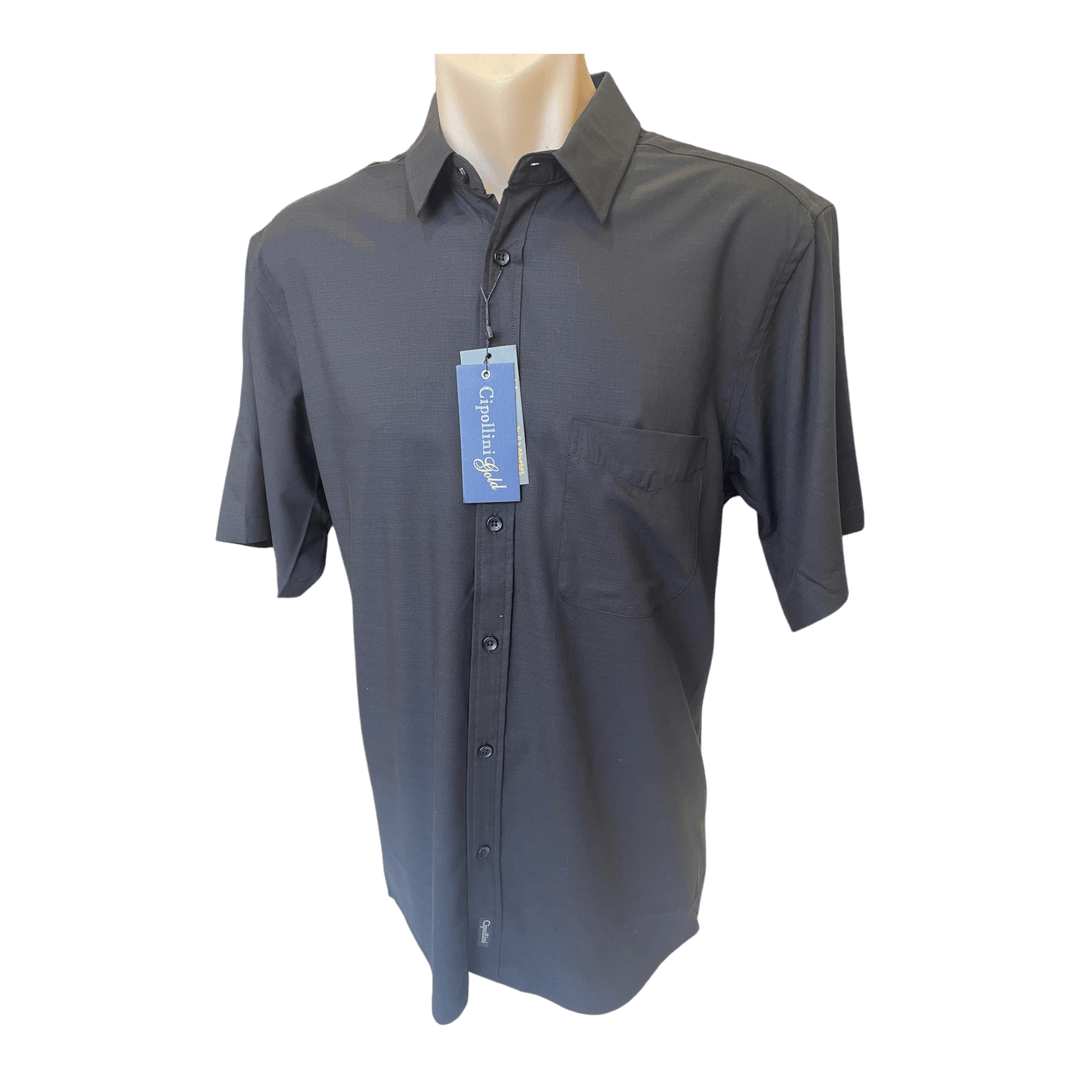 Cipollini Gold Short Sleeve Bamboo Blend Shirt 2311 - Ronald King