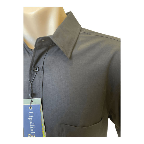 Cipollini Gold Short Sleeve Bamboo Blend Shirt 2311 - Ronald King