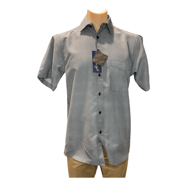 Cipollini Microfibre Print S/S Shirt 3640 - Ronald King