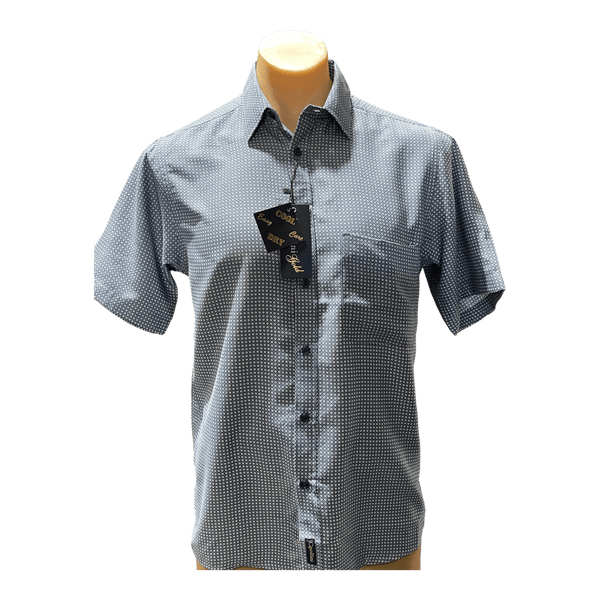 Cipollini Microfibre Print S/S Shirt 3640 - Ronald King