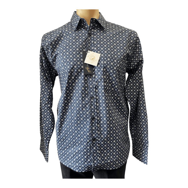 Cipollini Printed Fine Cotton Shirt 3801 - Ronald King