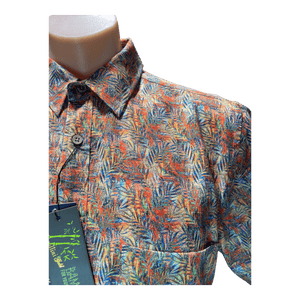 Cipollini S/S Bamboo Blend Print Shirt 3503 - Ronald King