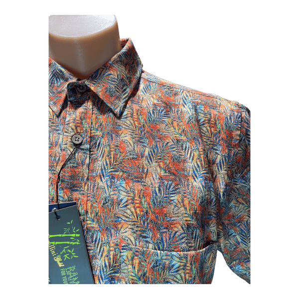 Cipollini S/S Bamboo Blend Print Shirt 3503 - Ronald King