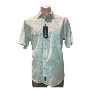 Cipollini S/S Bamboo Blend Print Shirt 3505 - Ronald King