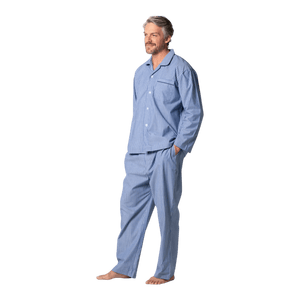 Contare Refined Cotton Long Summer Weight Pyjama C435000 - Ronald King