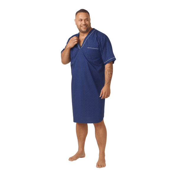 Contare Summer Weight Short Sleeve Nightshirt A865100 - Ronald King