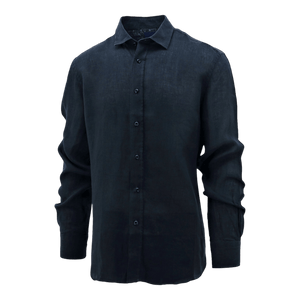 Hechter Sel L/S Linen/Cotton Shirt DC378 - Ronald King